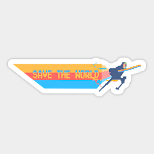 Save the World - Narita Boy Sticker